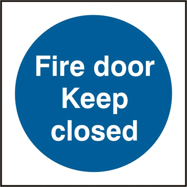 FIRE DOOR KEEP CLOSED SIGN - BSS11340