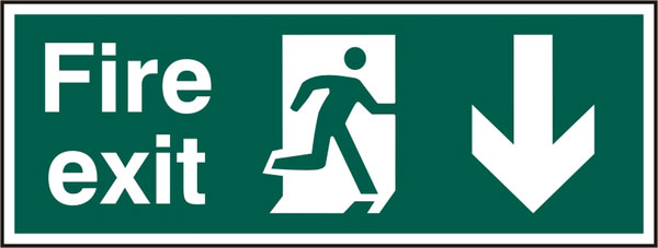 FIRE EXIT SIGN - BSS12097