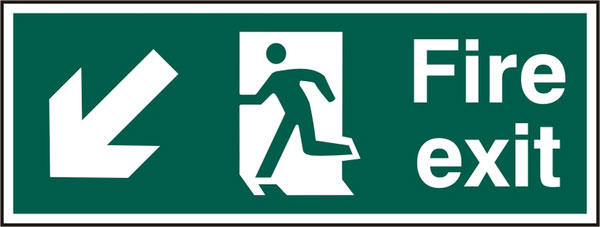 FIRE EXIT SIGN - BSS12109